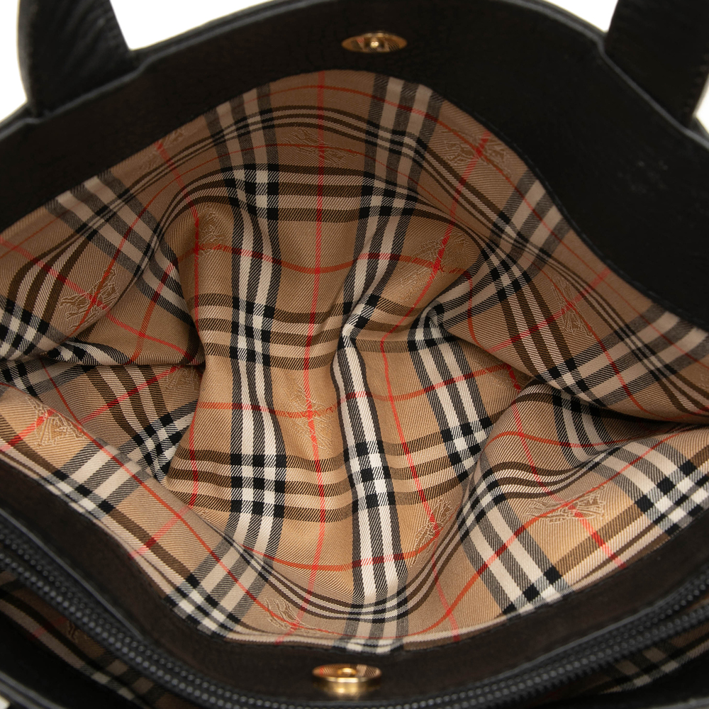 Pre-Loved Burberry Leather Tote - Picture 4 of 6